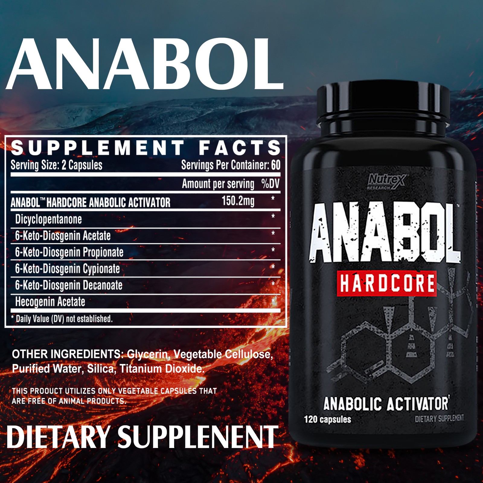 Anabolic Activator – Muscle Enhancers, Boost Metabolism, Reduce Fatigue
