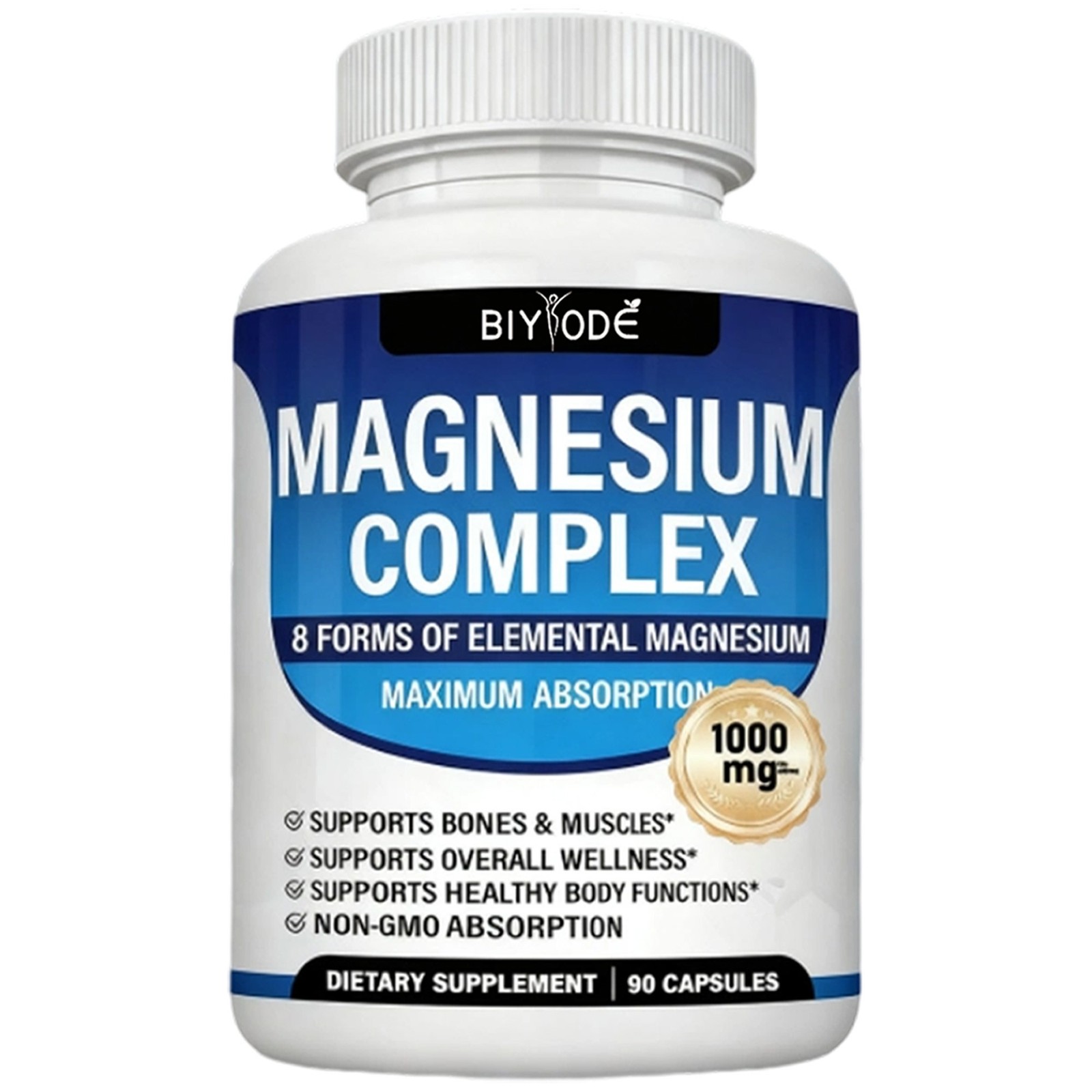 3X Magnesium Complex 1000mg- 8 Elemental Magnesium – Sleep,Stress Relief Support