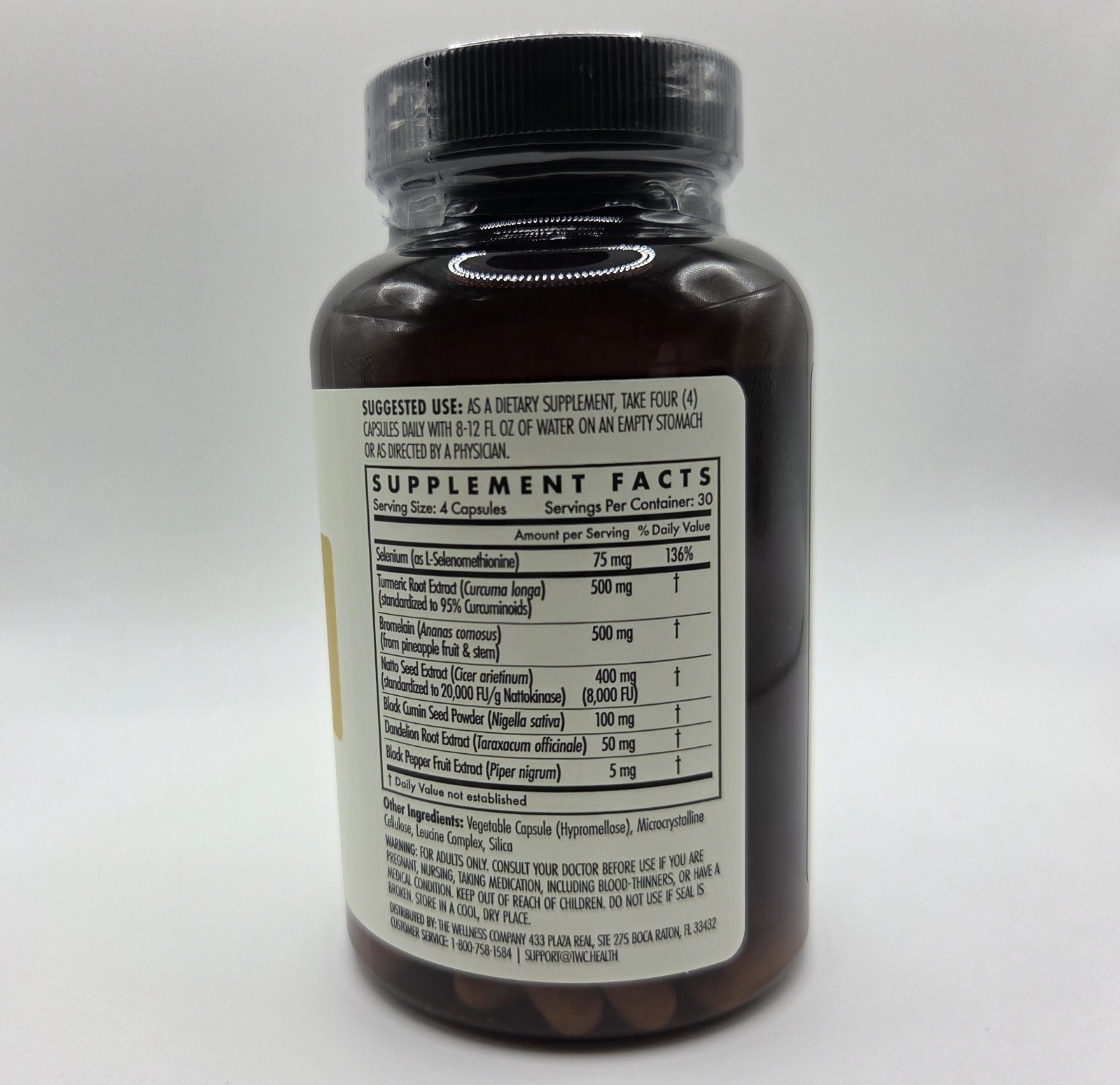 The Wellness Company Ultimate Spike Detox 3-in-1 Extra Strength 120 Capsules