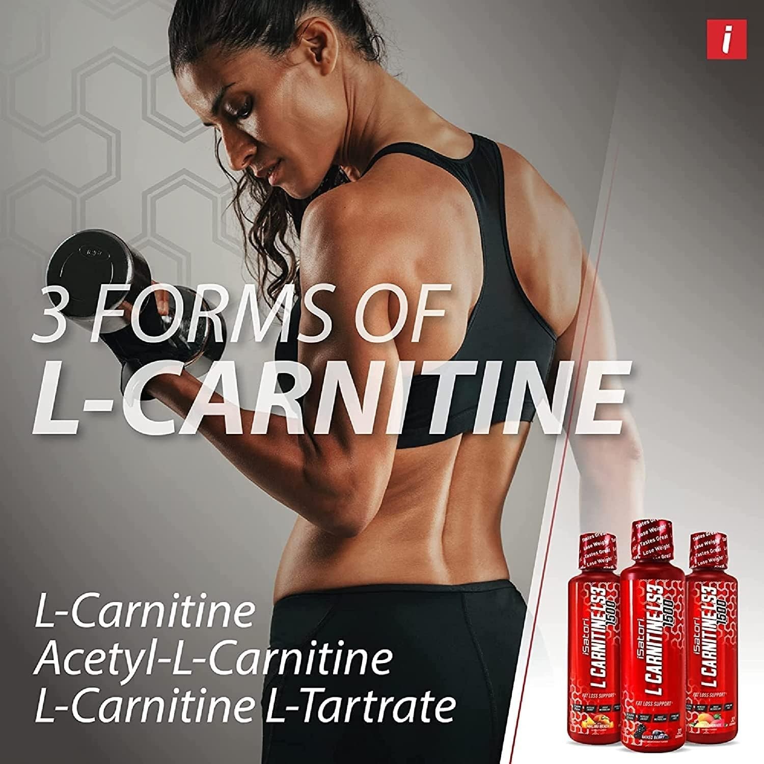 L-Carnitine LS3 3000, 32 Servings Liquid Energy Booster, Keto-Friendly Bombsicle