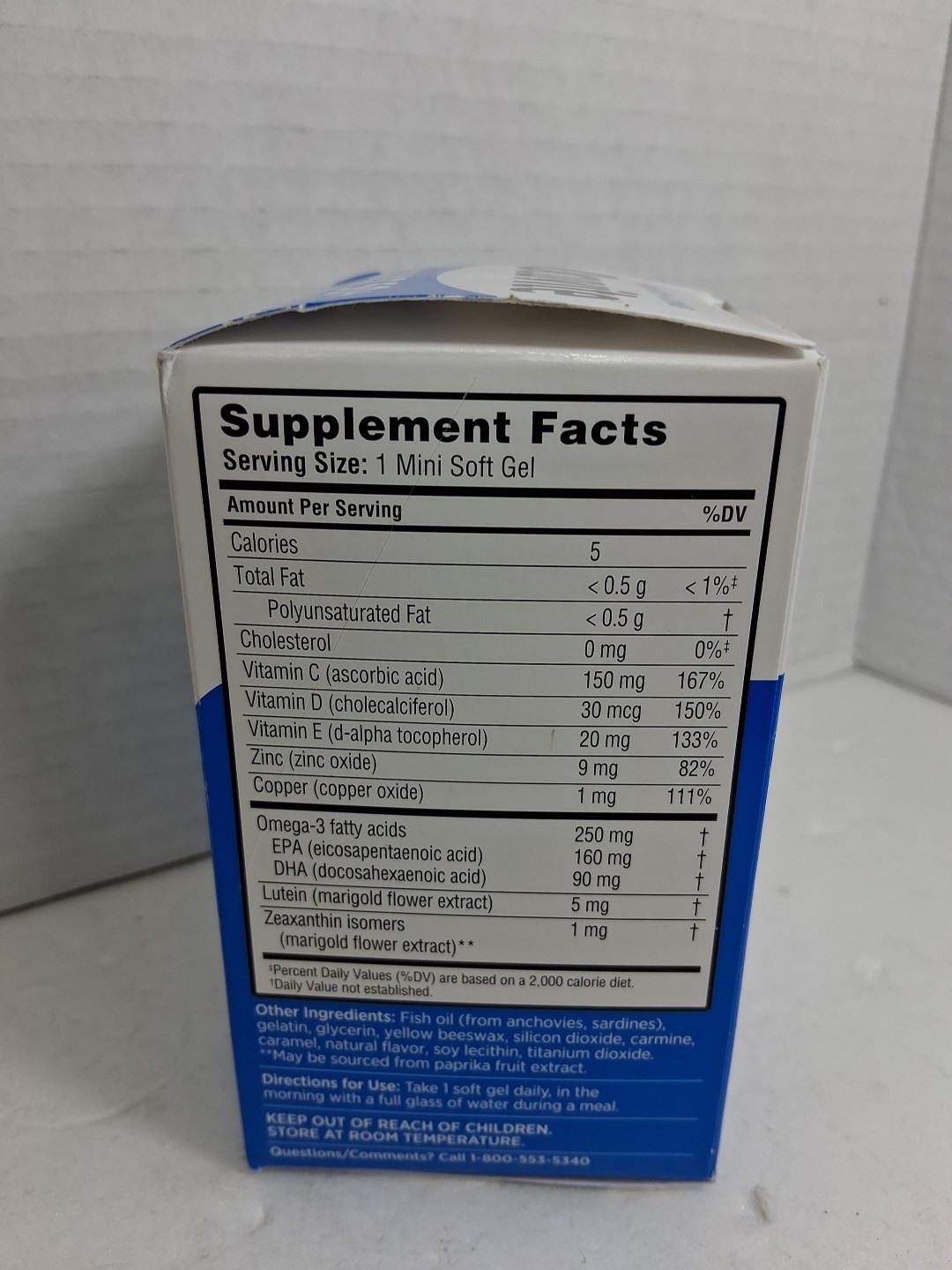 Bausch + Lomb Ocuvite Adult 50+ Eye Vitamin & Mineral Supplement- 90 Ct