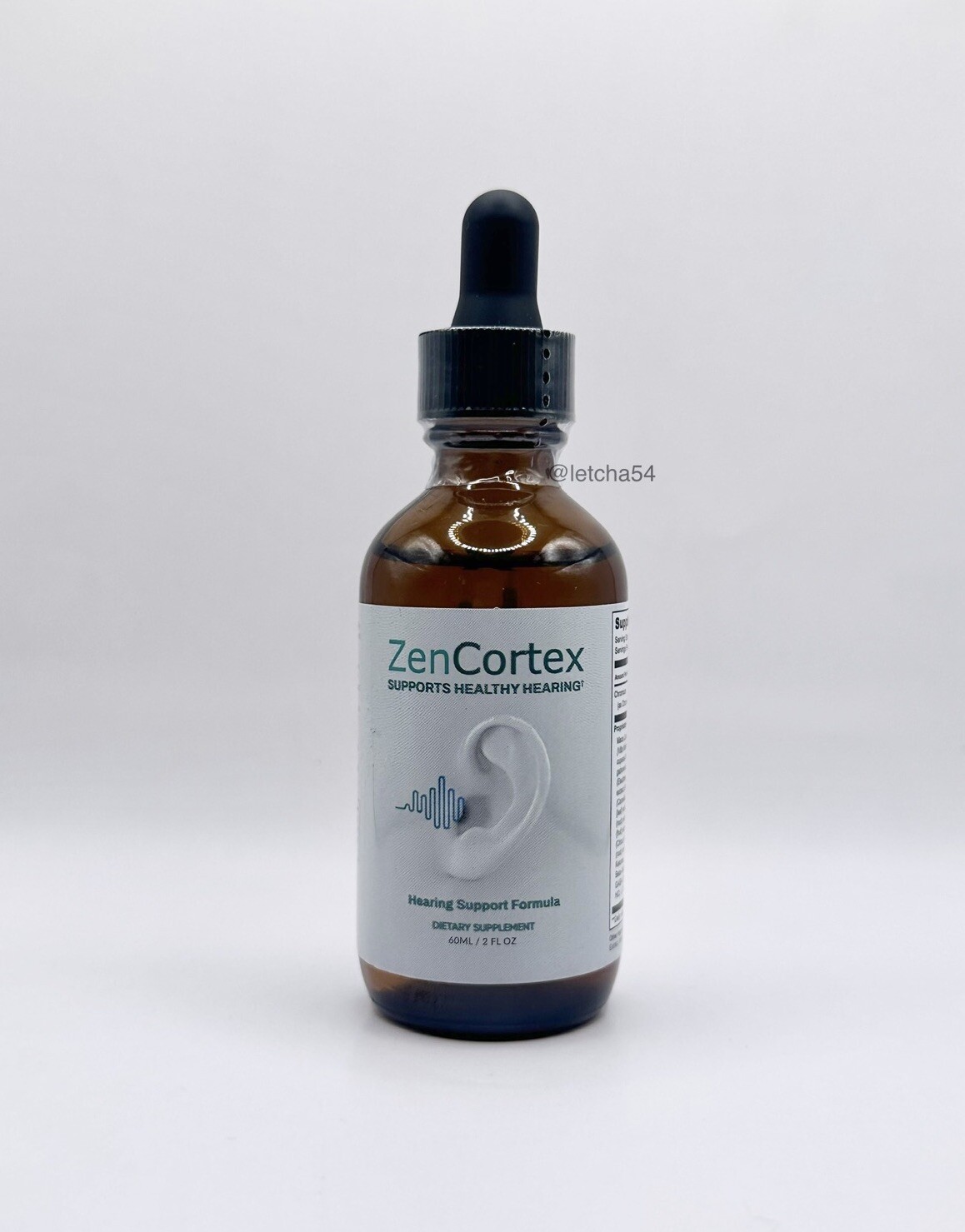 Zen Cortex Supports Healthy Hearing Support (60ml/2 Fl Oz) New