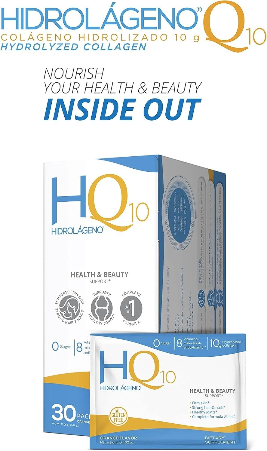 Hydrolyzed Collagen Powder – Anti-Aging Formula in 30 Delicious Sachets