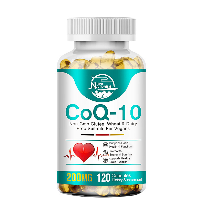CoQ 10 Coenzyme Q10 Softgels 200mg, 240 Capsules – Vegetarian Non-GMO Ubiquinol