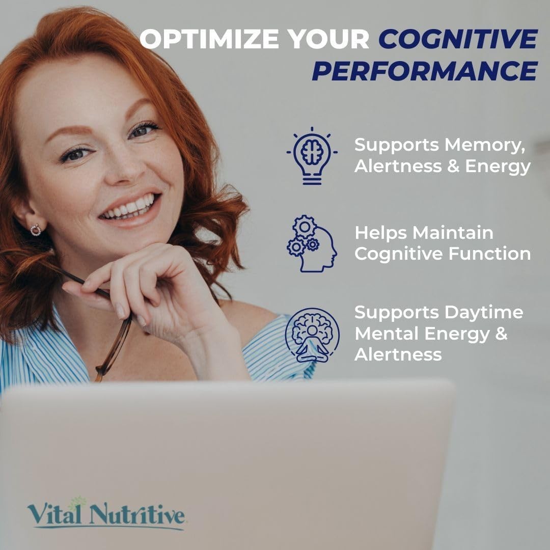 Brain Supplement 12-in-1 Nootropic Cognitive Support Memory Focus Energy