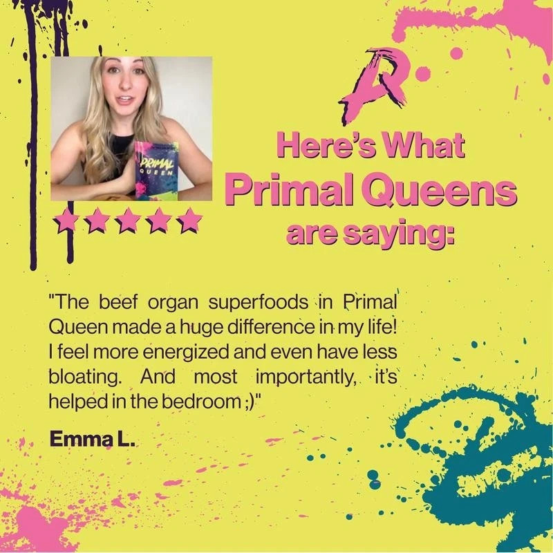 Primal Queen Beef Organ Supplement for Women 60ct – 1 MONTH SUPPLY!
