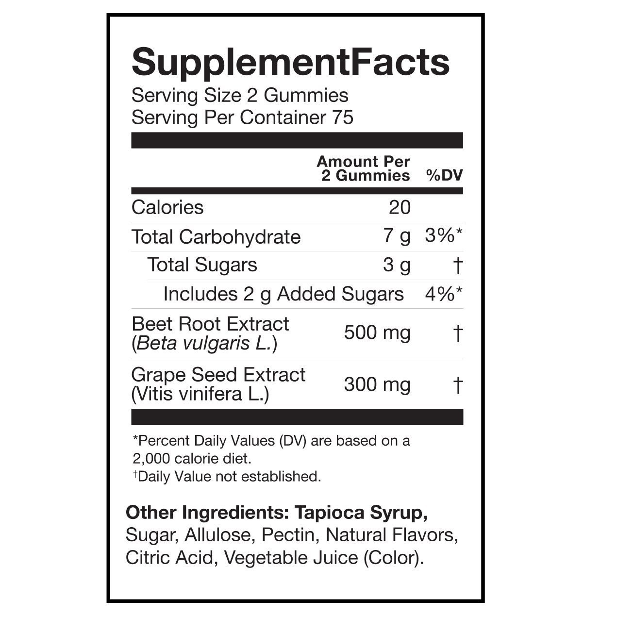 HumanN SuperBeets Heart Gummies Blood Pressure Support 150 Gummies