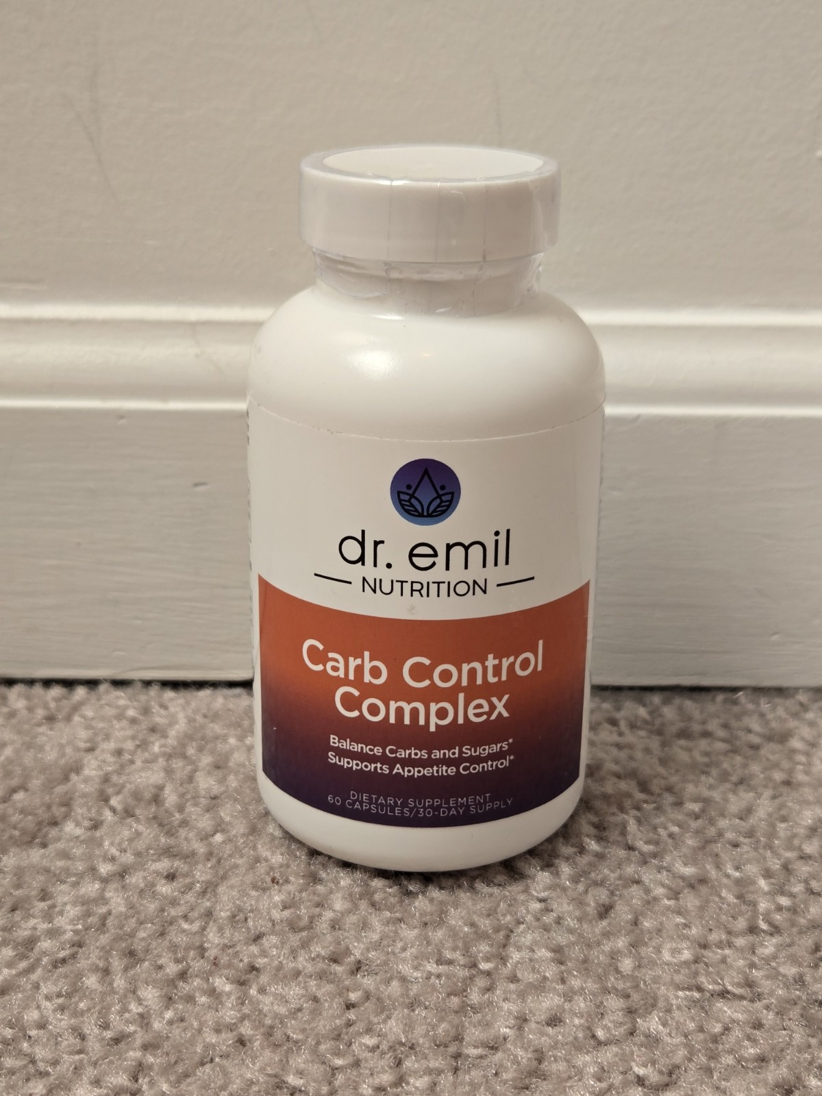 Dr Emil Nutrition Carb Control Complex 60 caps 30 days * SEALED Exp 11/2025