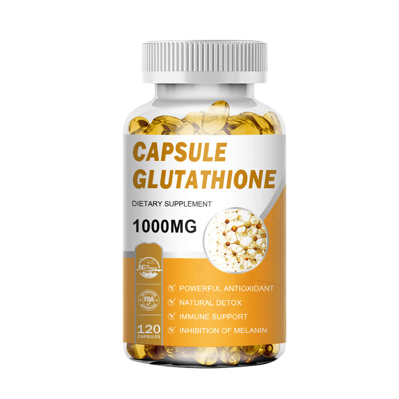New Glutathione Capsules 1000MG Anti-Aging Skin Whitening Antioxidant Softgels