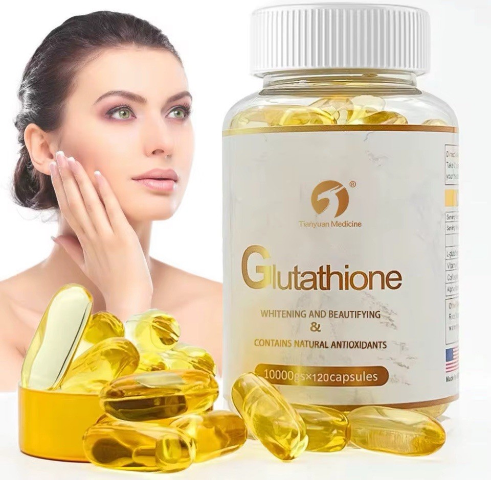 Glutathione 10000 Mg Unisex Supplement Anti-Aging 120 Capsules