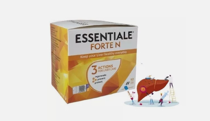 1 X Essentiale Forte N Liver Detox & Liver Tonic Supplement 90s