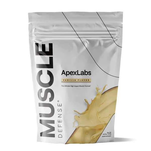 APEXLABS MUSCLE DEFENSE VANILLA FLAVOR – 8.57 OZ – EXP 3/27 – NEW PACKING