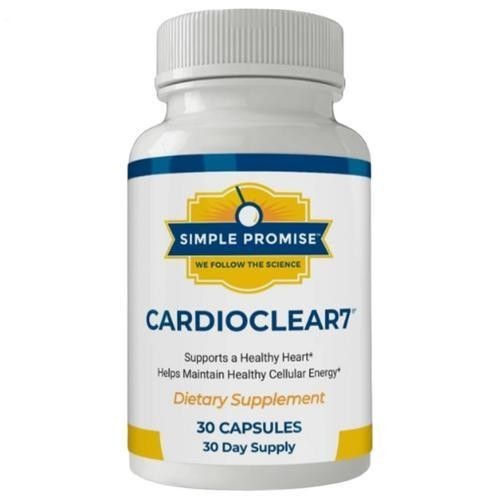 Cardio Clear 7 – 30 Capsules New/Sealed Exp 9/2026 Free Shipping!
