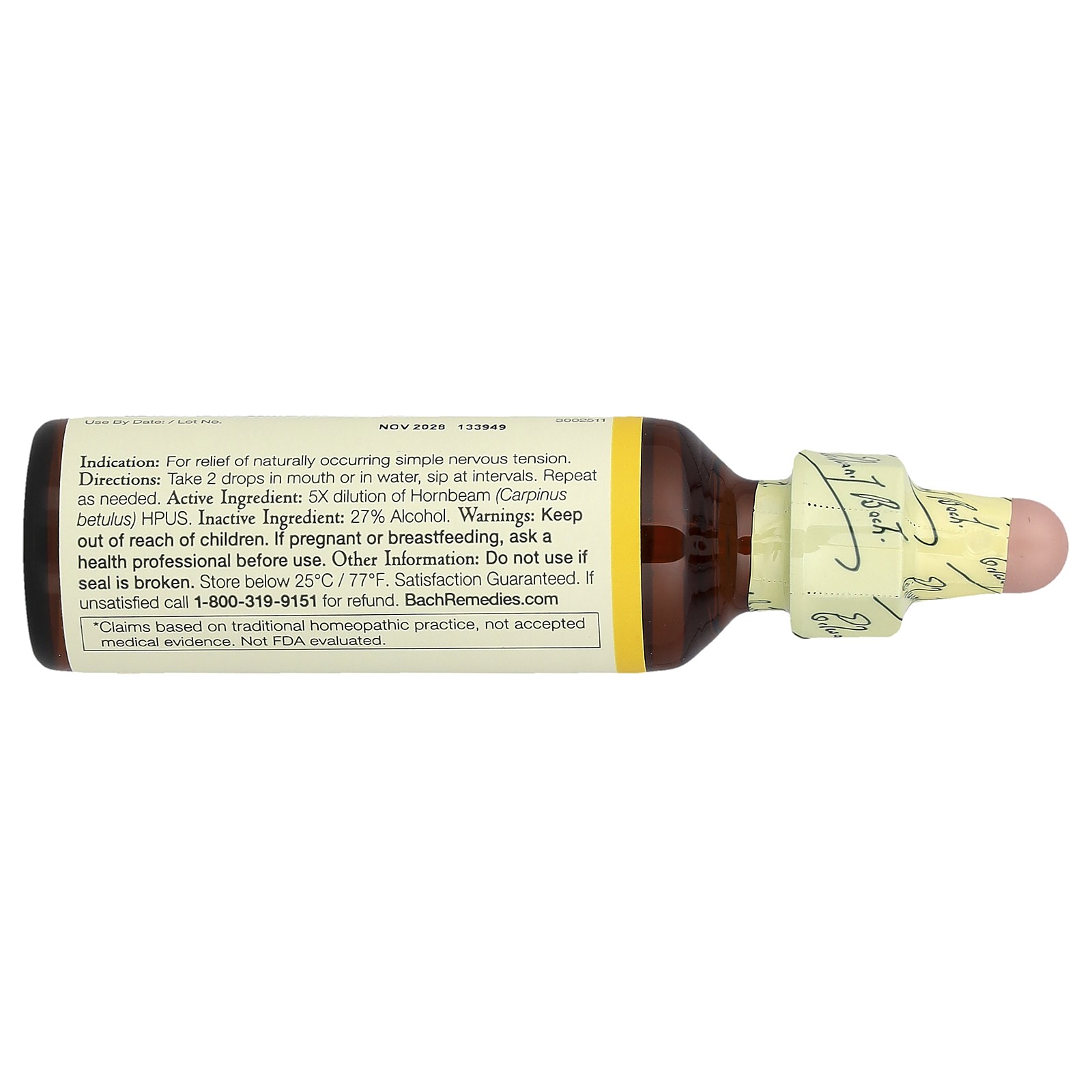 Original Flower Remedies, Hornbeam, 0.7 fl oz (20 ml)