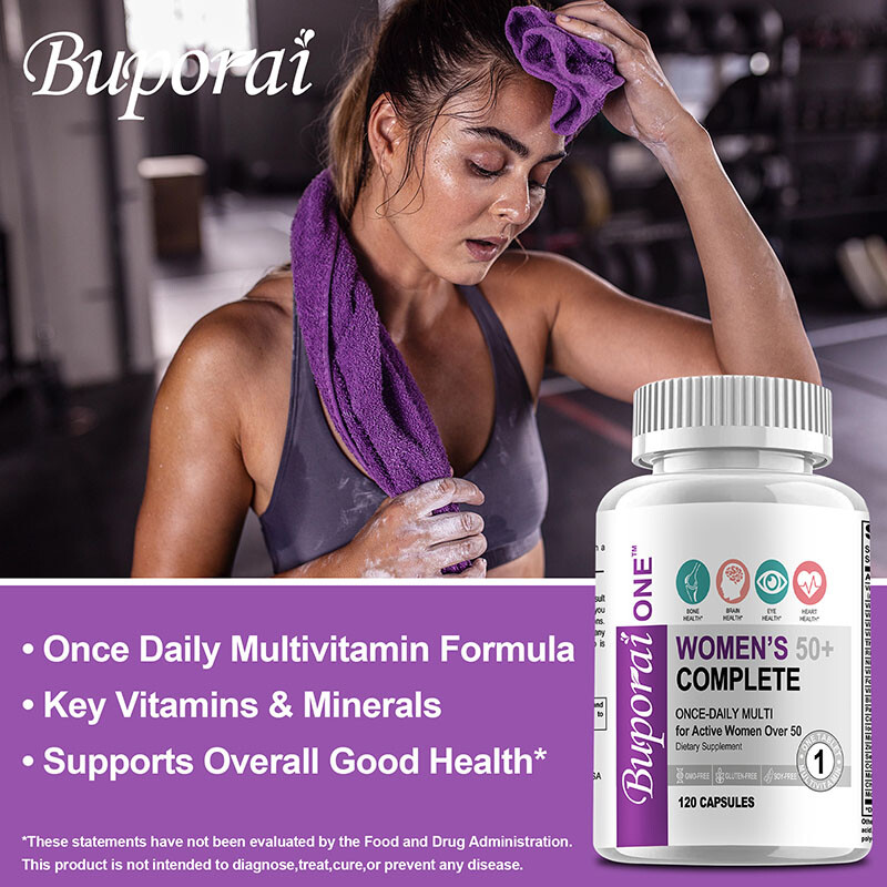 Women’s 50+ Complete – Multivitamins, Minerals – Supports Heart and Skin Health