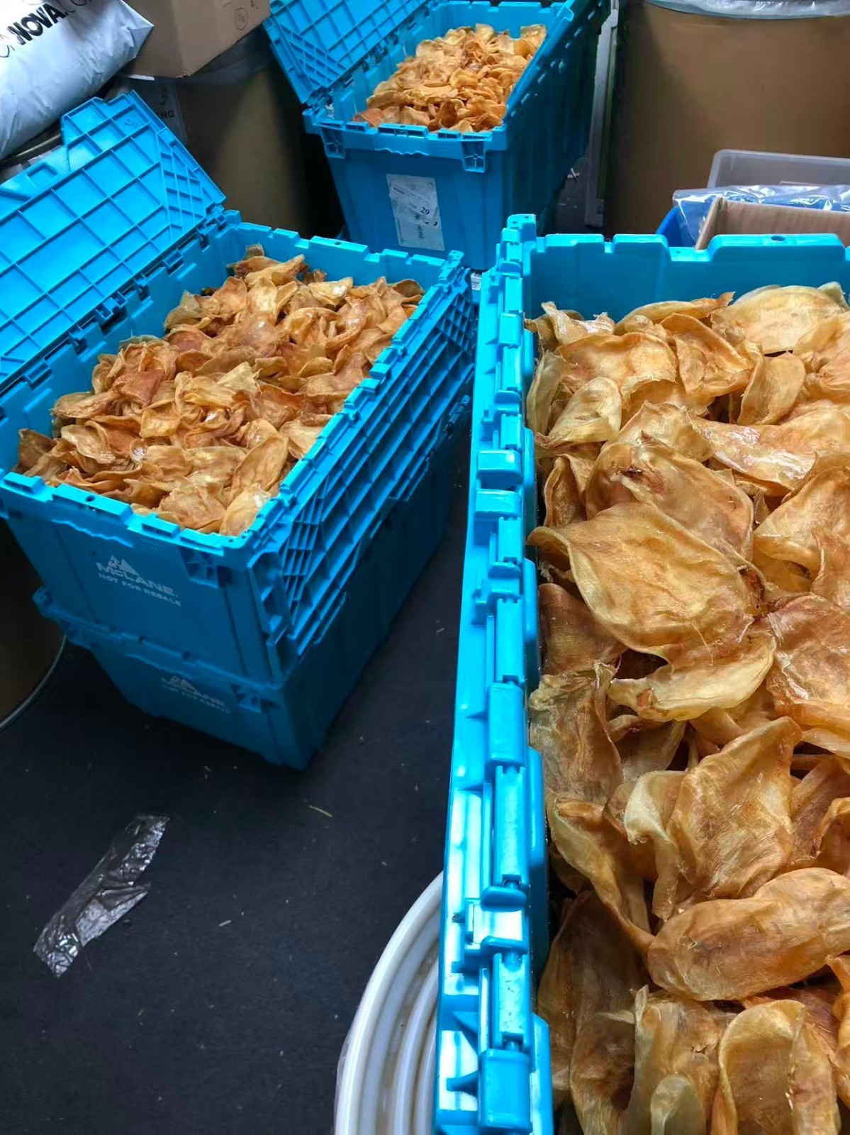 1磅装黄金鸡蛋花胶 1LB/Bag Size S Dried wild caught fish maw-U.S Seller