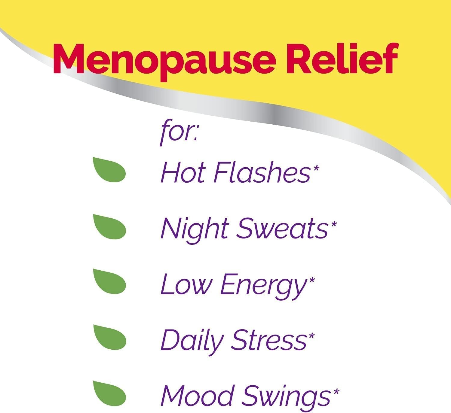 Stress Relief & Energy Boost Capsules for Menopause – 28 Ct, & Gluten-Free
