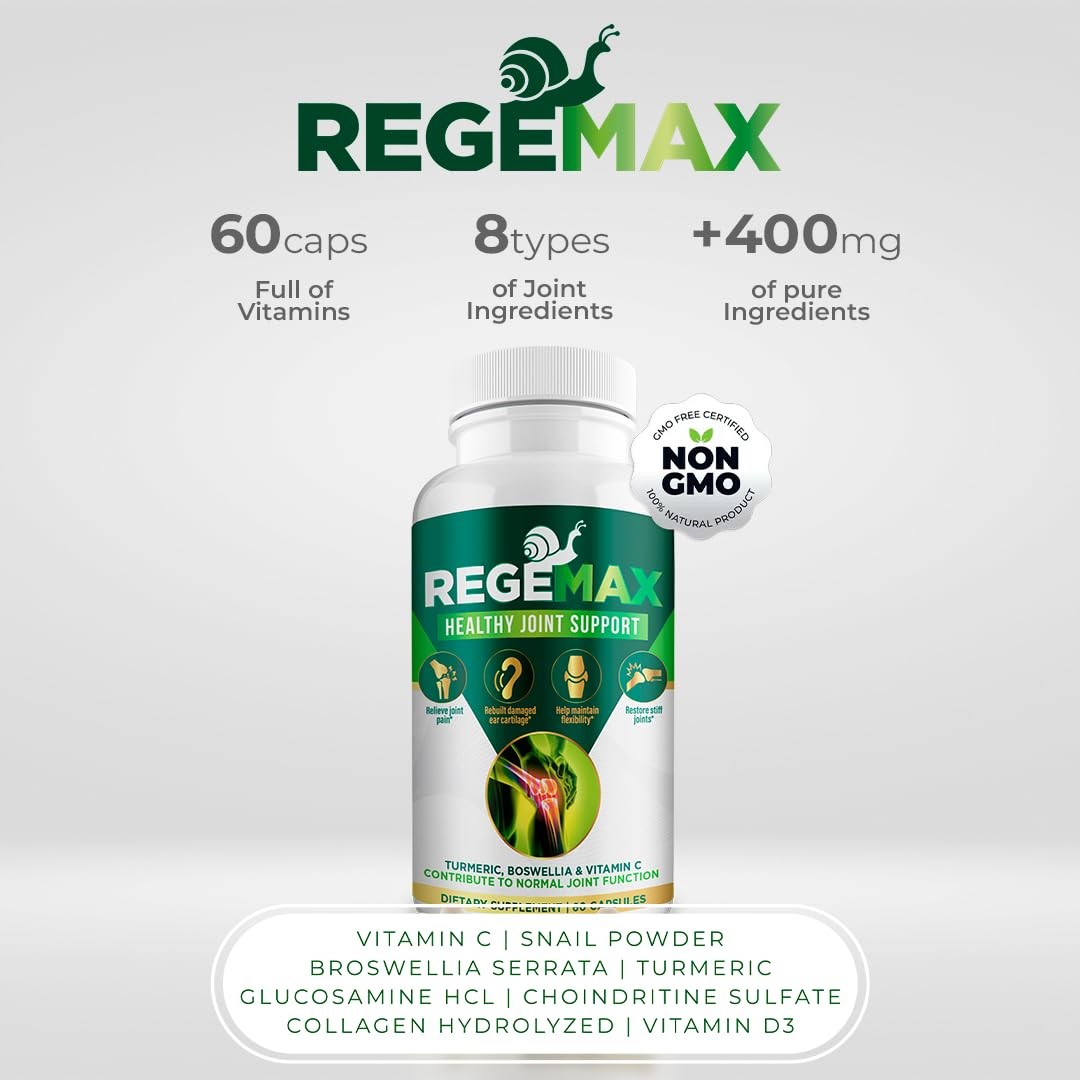 AURA VITAMINS REGEMAX regenerates and Helps Alleviate Joint discomfort Supplemen