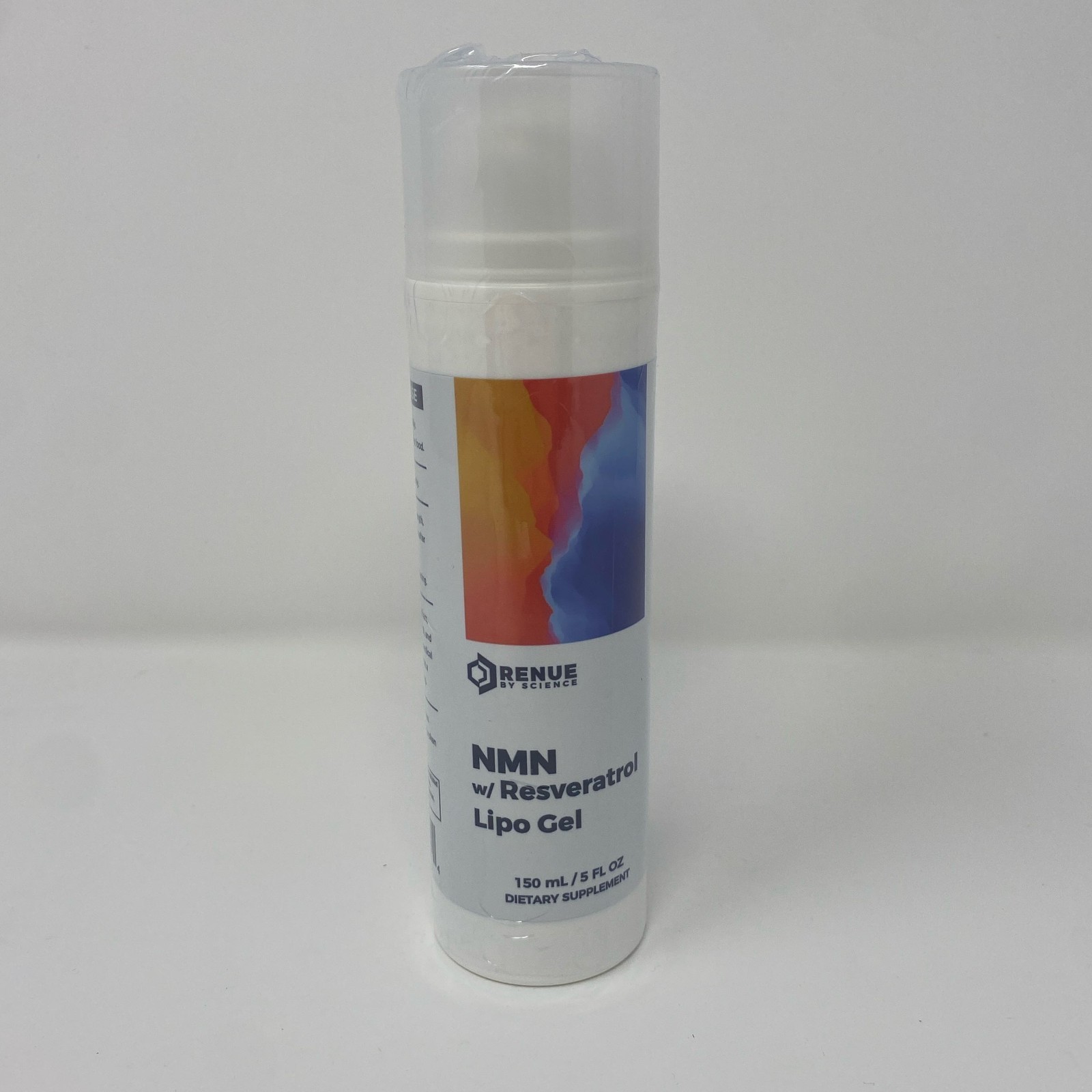 Renue By Science NMN + Resveratrol Lipo Gel, White, 5 fl oz 150 mL
