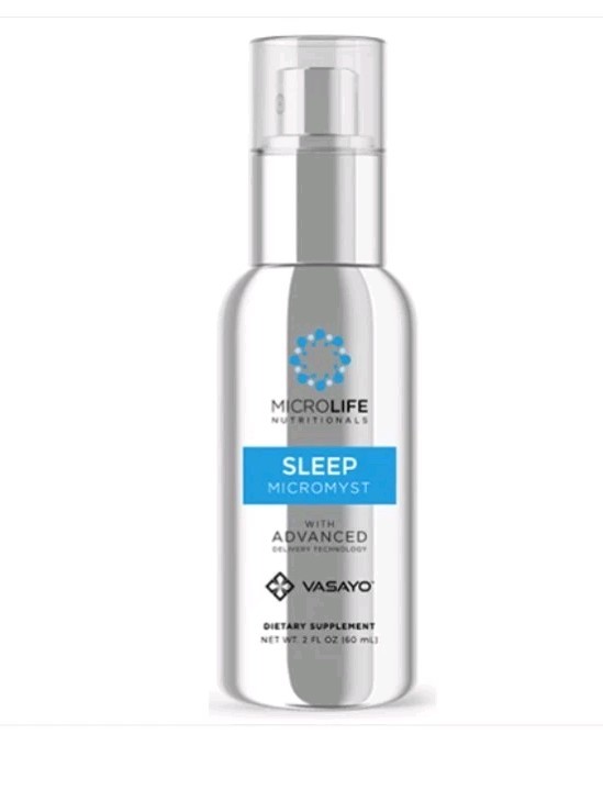 NEW! VASAYO Micromyst Microlife Sleep Support Dietary Supplement 2fl oz/60ml