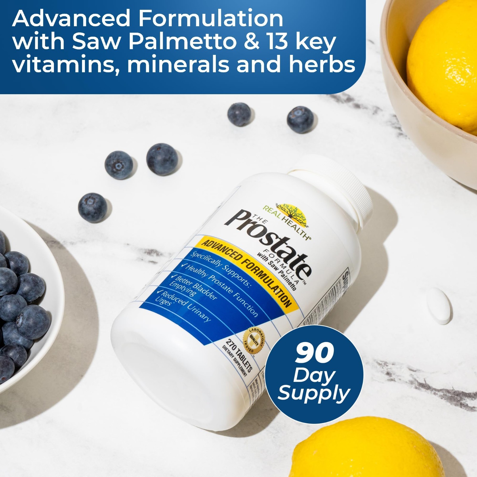 Advanced Prostate Health Supplements for Men – Saw Palmetto, Zinc & Pumpkin Seed