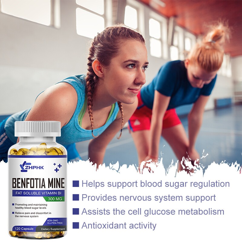 240 Benfotiamine Capsules 300mg Fat Soluble Thiamine Vit B1 NON-GMO,Gluten Free