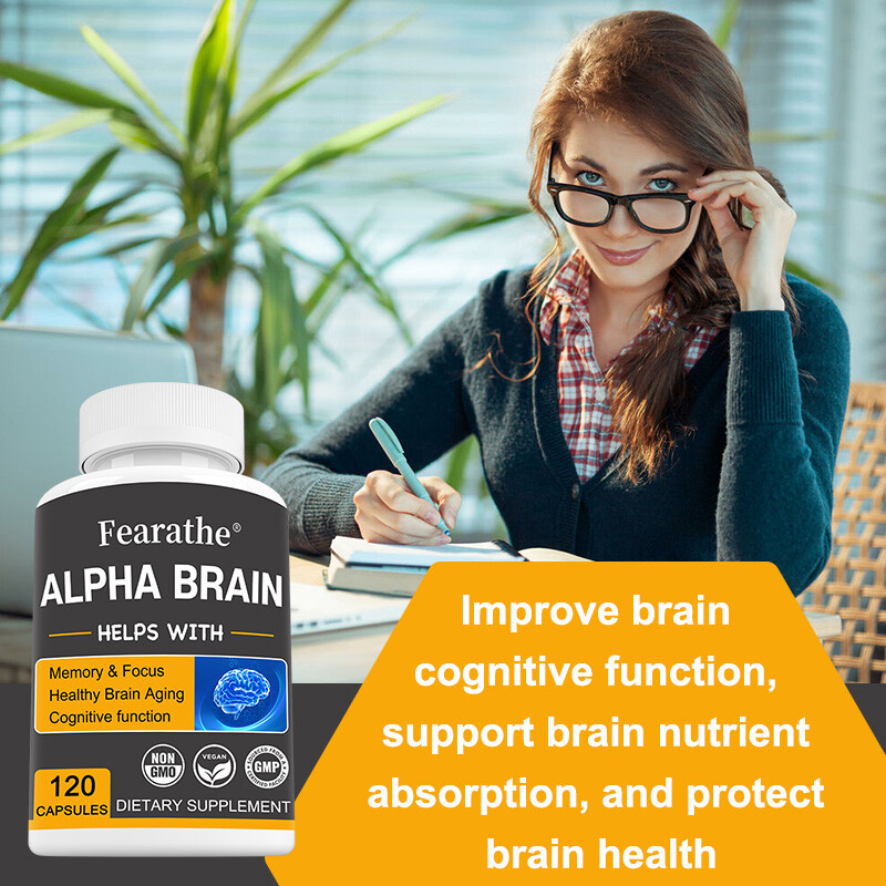 Alpha Brain Memory & Focus – 30/60/120 Capsules – Best before 08/2026 -…