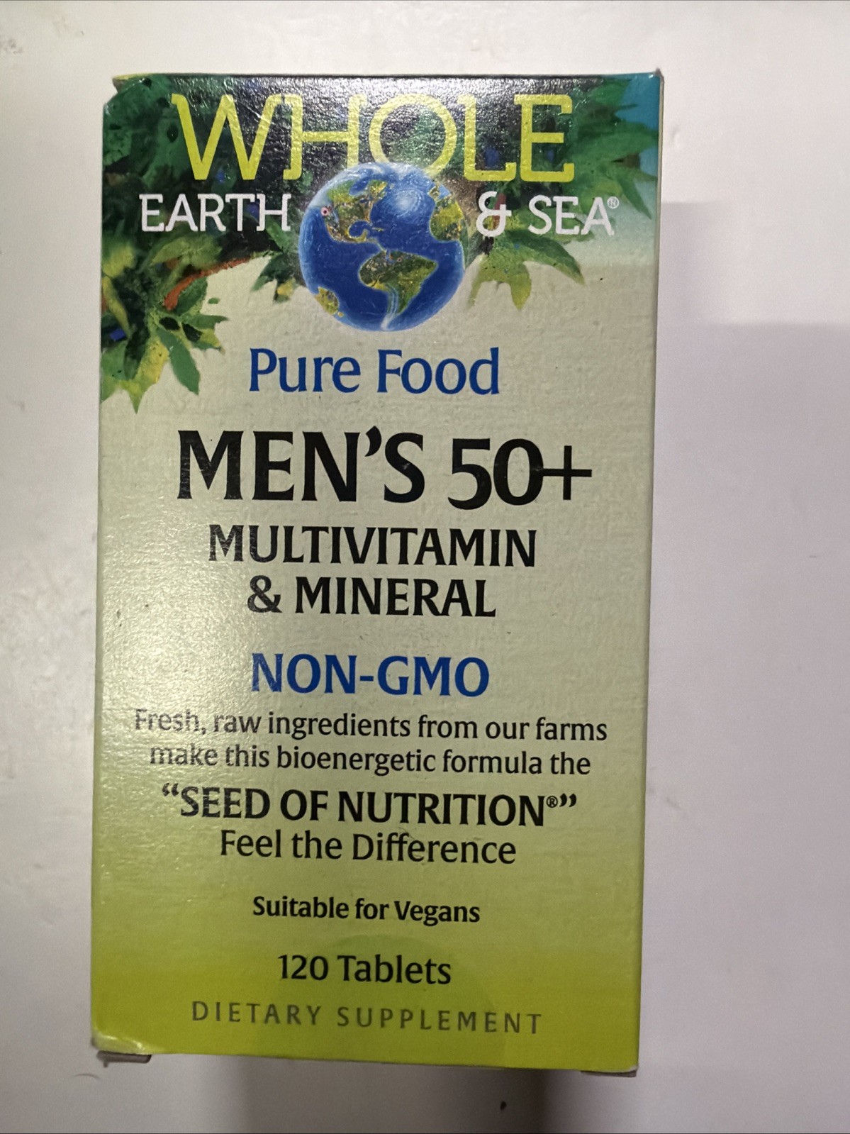 Whole Earth & Sea Men’s 50+ Multivitamin & Mineral 120 tablets 5/28