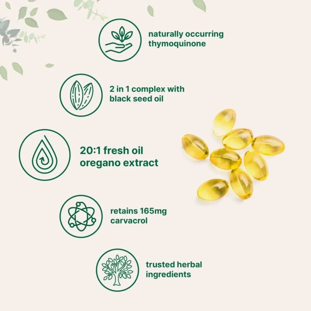 Resilia Oil Of Oregano With Black Seed Oil 6,000MG