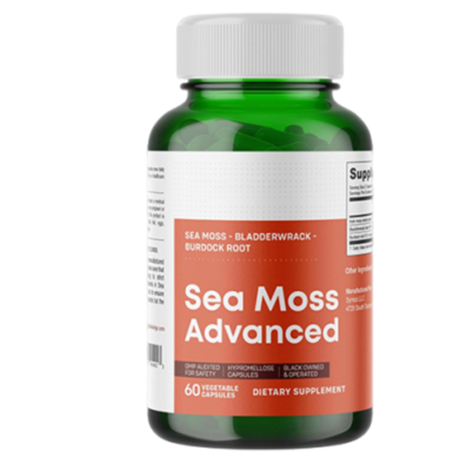 Sea 1250mg Moss Advanced Superfood, High-Potency, Vegan – 60 Count
