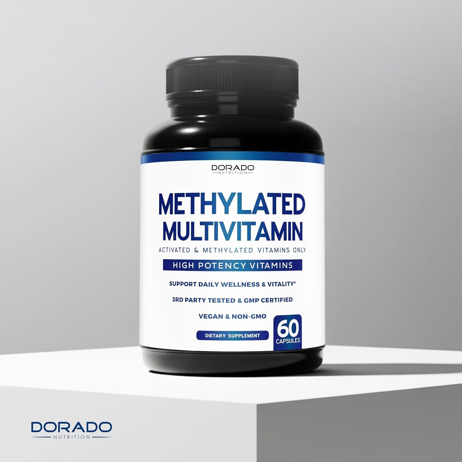 Methylated Multivitamin Supplement for Women and Men (60 Capsules)…