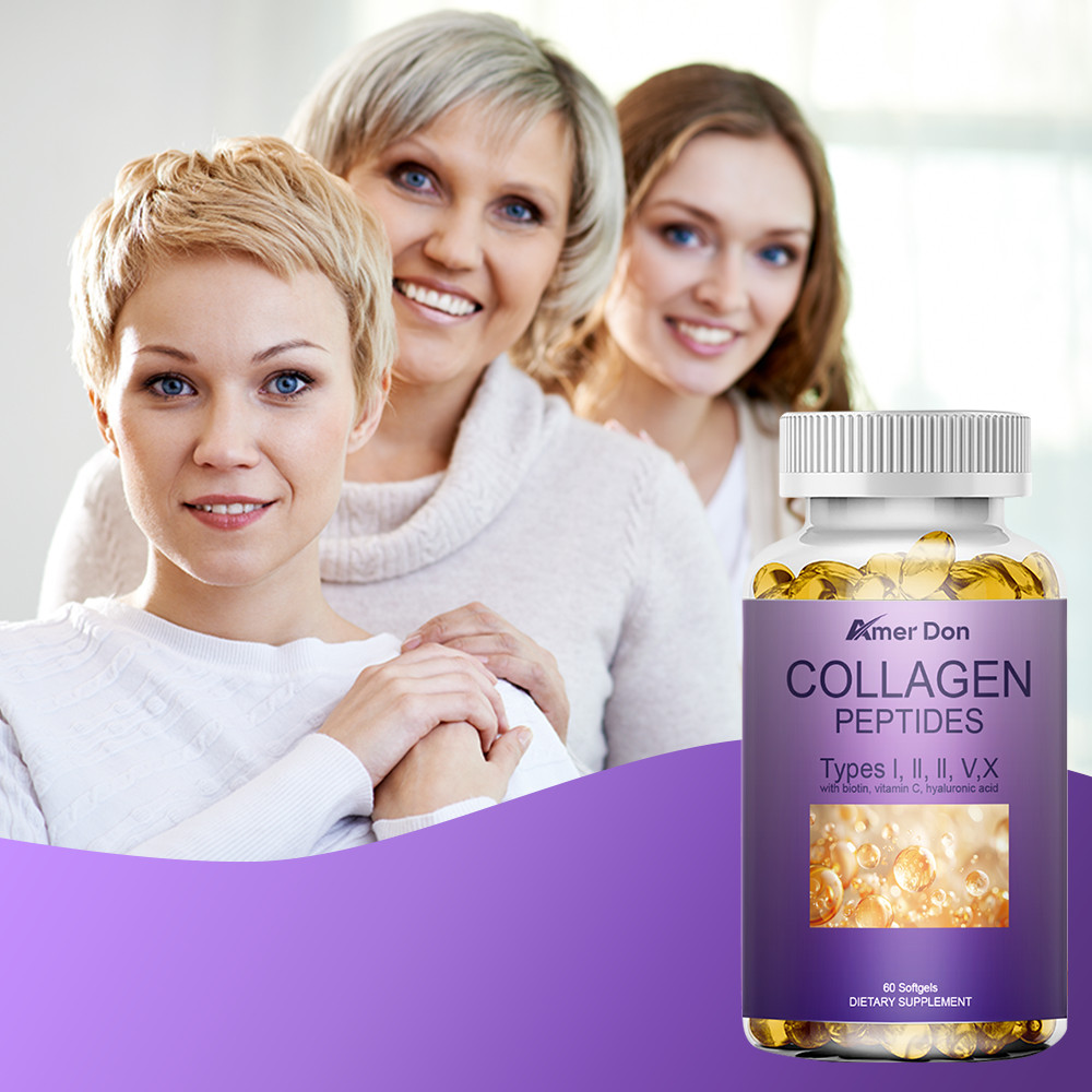 Wrinkle Remove Anti-aging Dietary Capsules Vitamins Collagen Pills Free Shipping