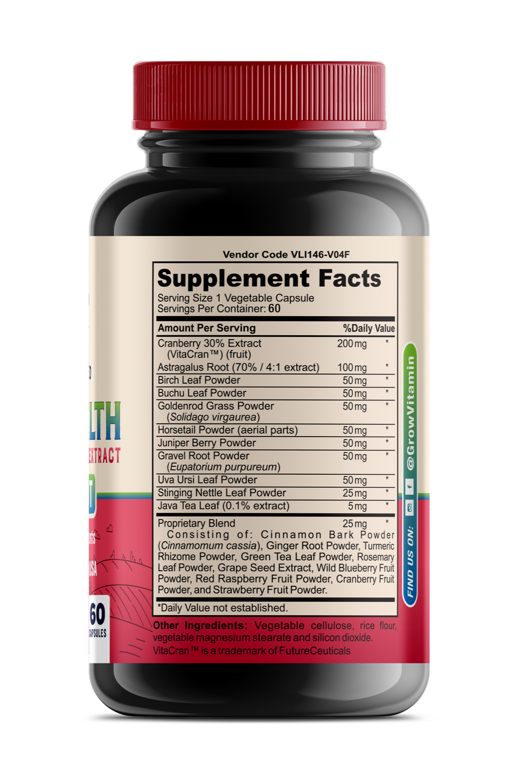 Premium Kidney Support Supplement by grow vitamin | Kidney Cleanse EXP 07/2024