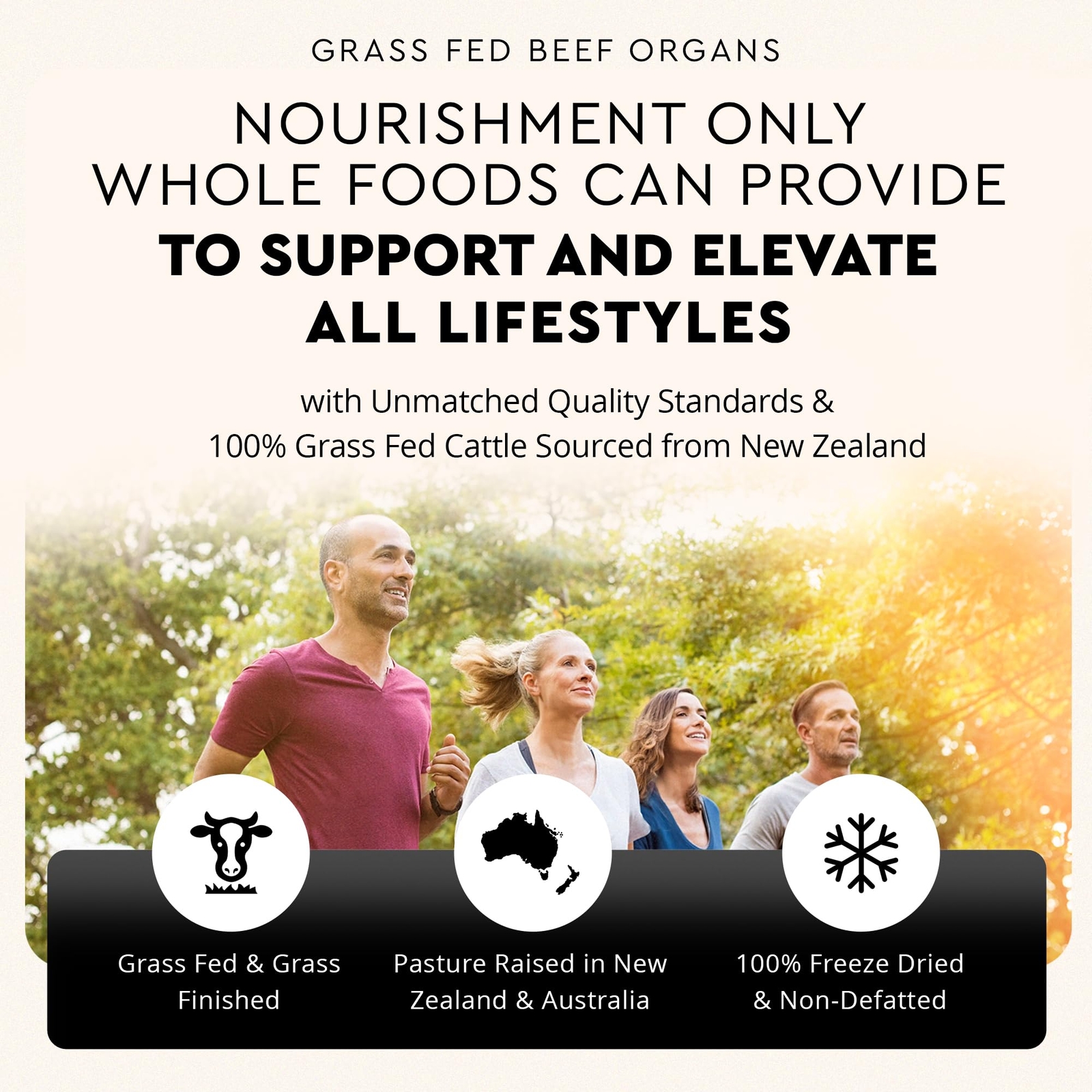 Ancestral Supplements Grass Fed Beef Organ Supplement Supports EXP:09/2028