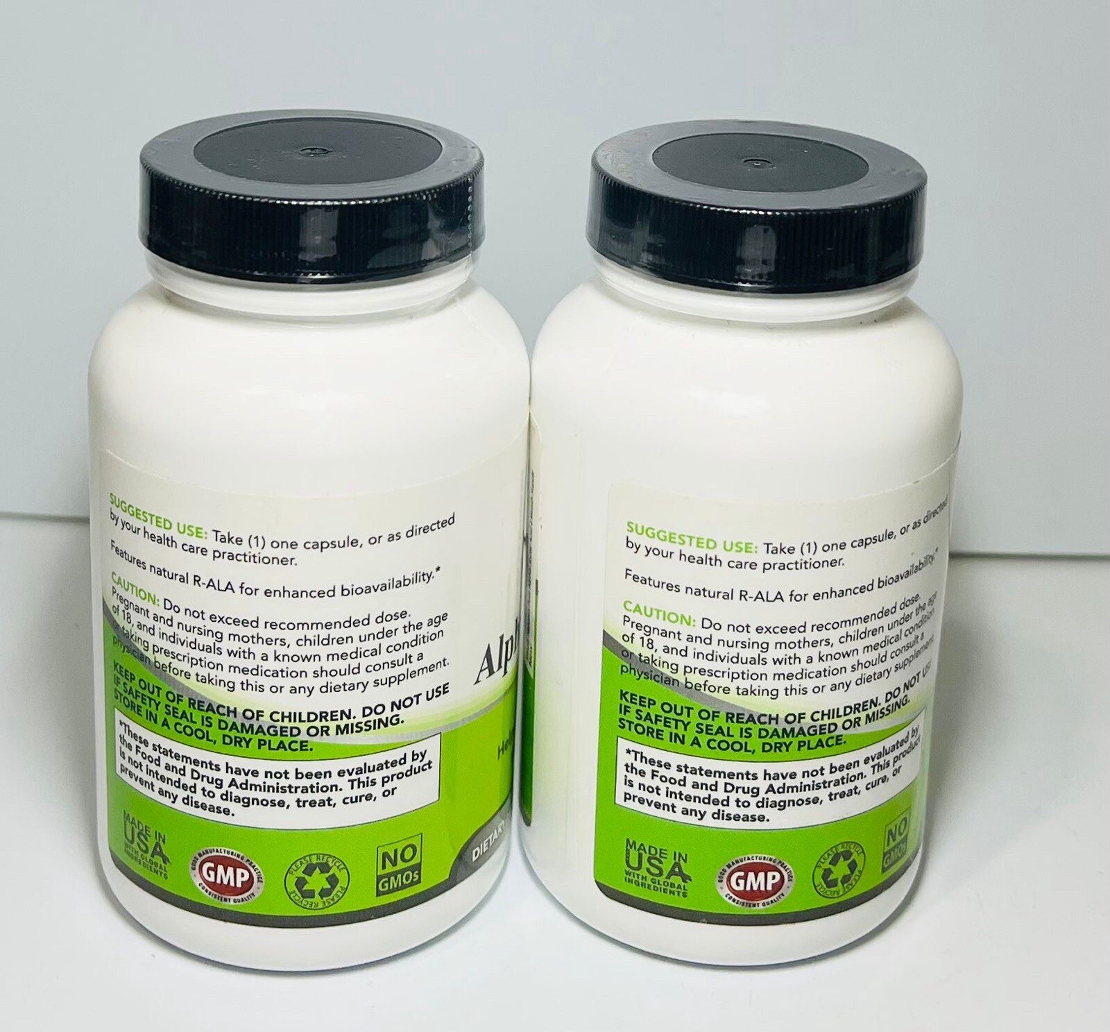 Simply Natures Pure Alpha Lipoic Acid 600Mg 120 Veggie Caps✅TWO PACK