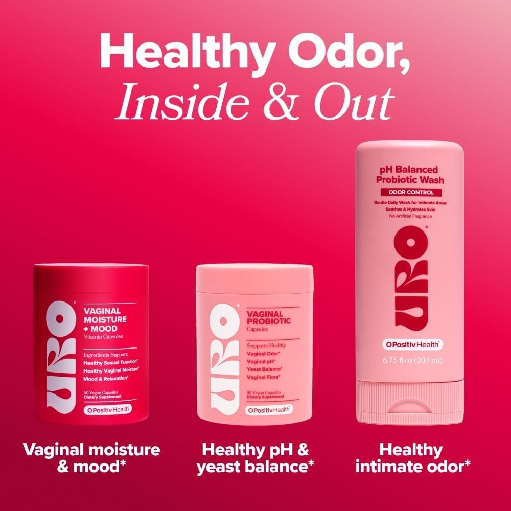 URO Vaginal Moisture & Mood – Formulated to Support Vaginal Moisture, Mood & …