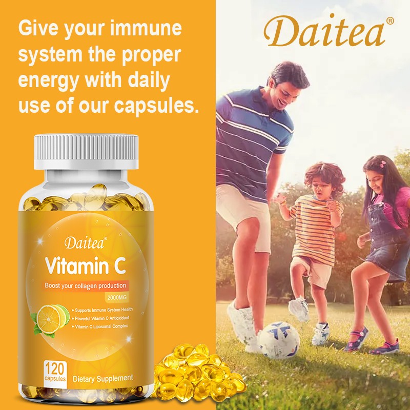 Vitamin C Liposomal Complex 1600 Mg – Immune System Support 30/60/120 Capsules
