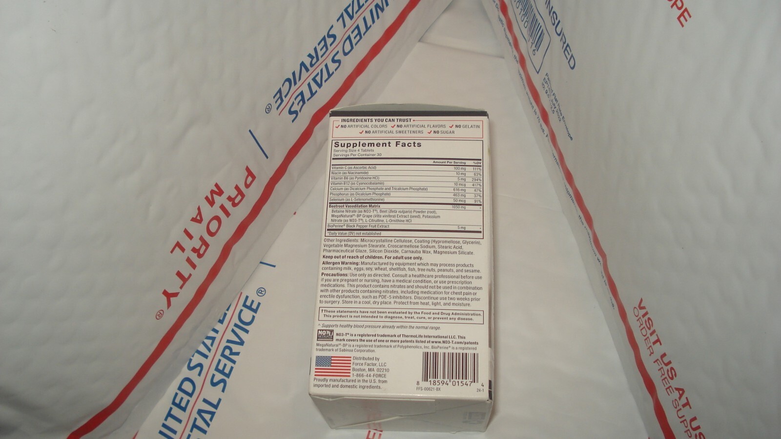 Force Factor Total Beets Powerful Circulatory Support 120 Tables Exp. 04/27