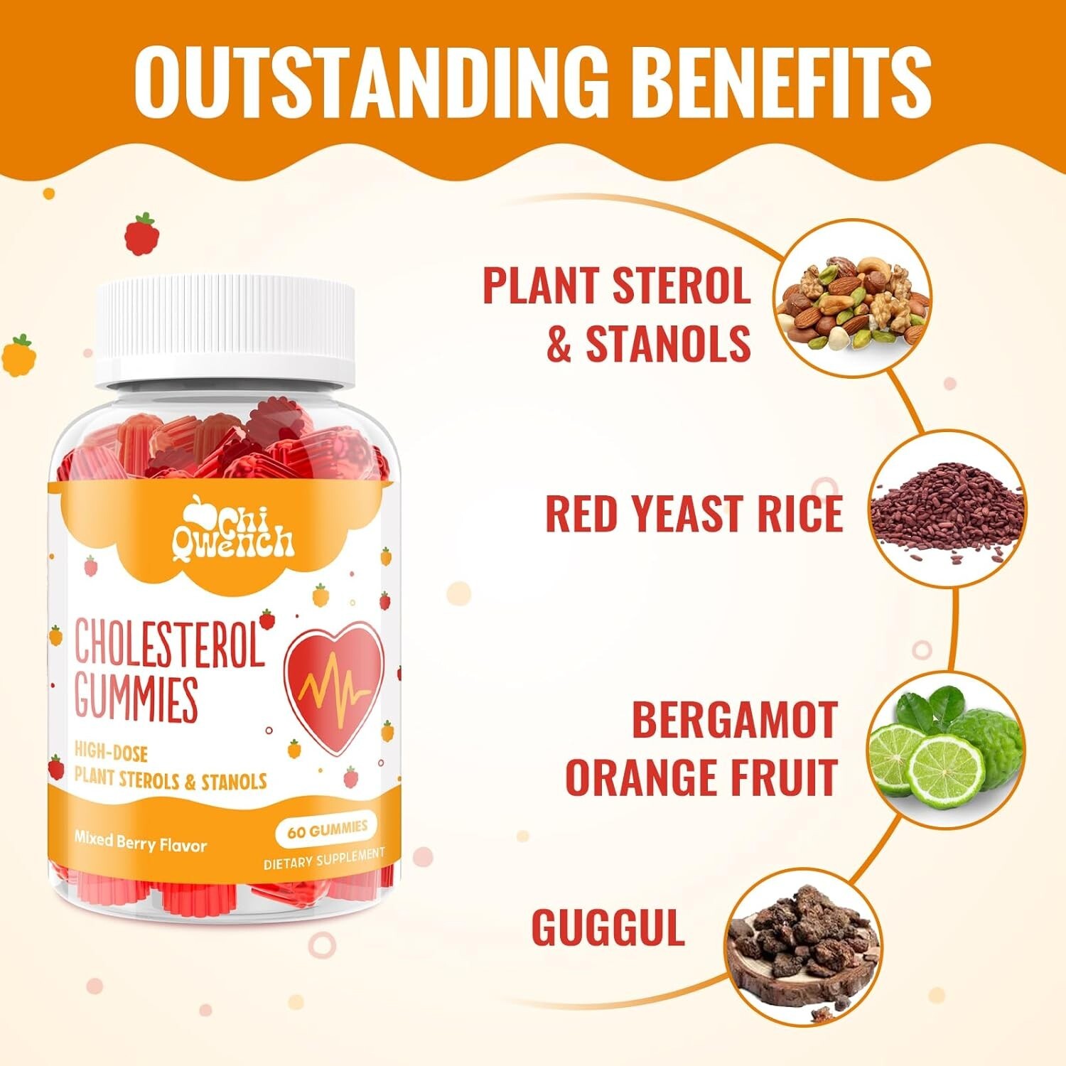 Cholesterol Supplements with 1500 Mg Plant Sterols & Stanols Cholesterol Supp