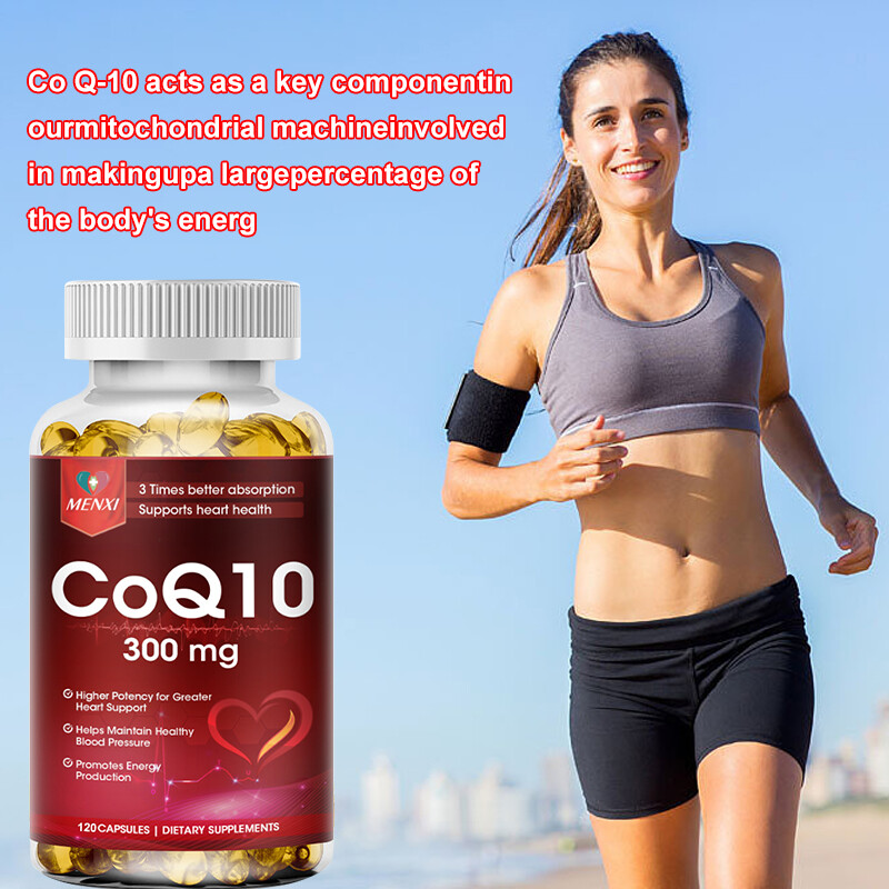 2 Packs CoQ-10 300mg-120 Softgels Coq10 Co Q10 Coenzyme Heart Support NON GMO