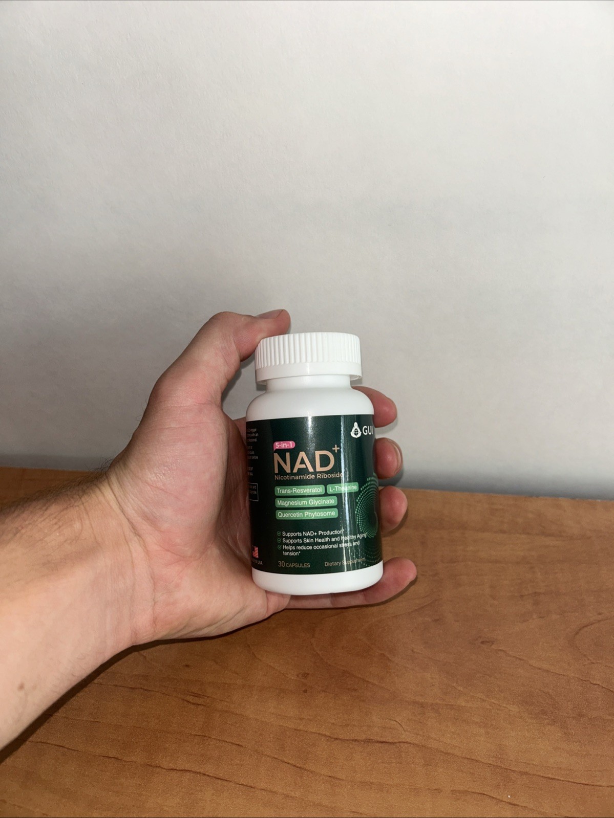 5-in-1 NAD+ Nicotinamide Riboside Energy, Healthy Aging, etc | 30 Capsules