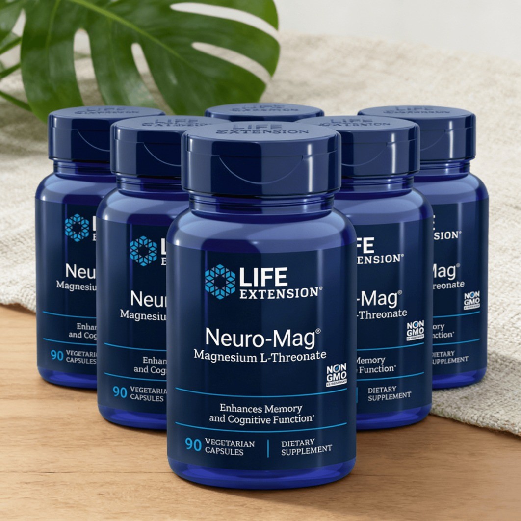 Neuro-Mag Magnesium L-Threonate Magtein Original mg Life Extension 2000