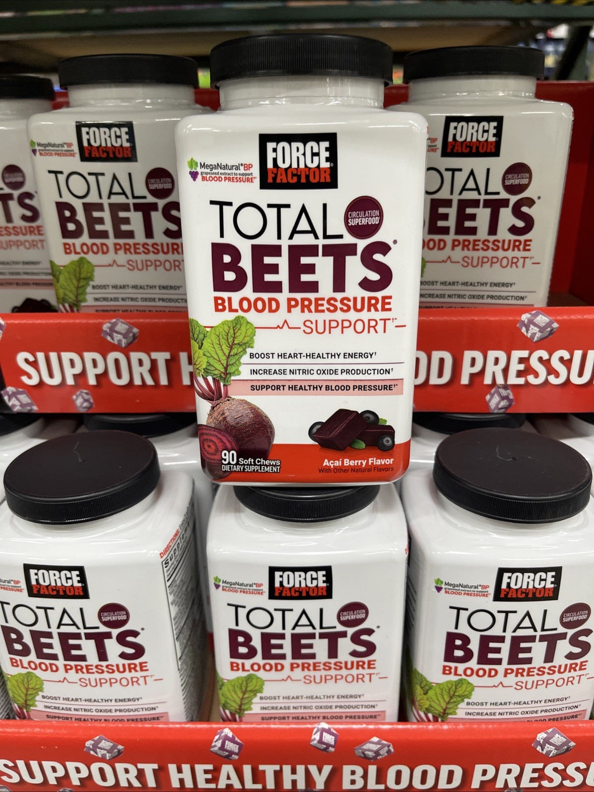( 1 ) Force Factor Total Beets Blood Pressure Support , 90 Soft Chews
