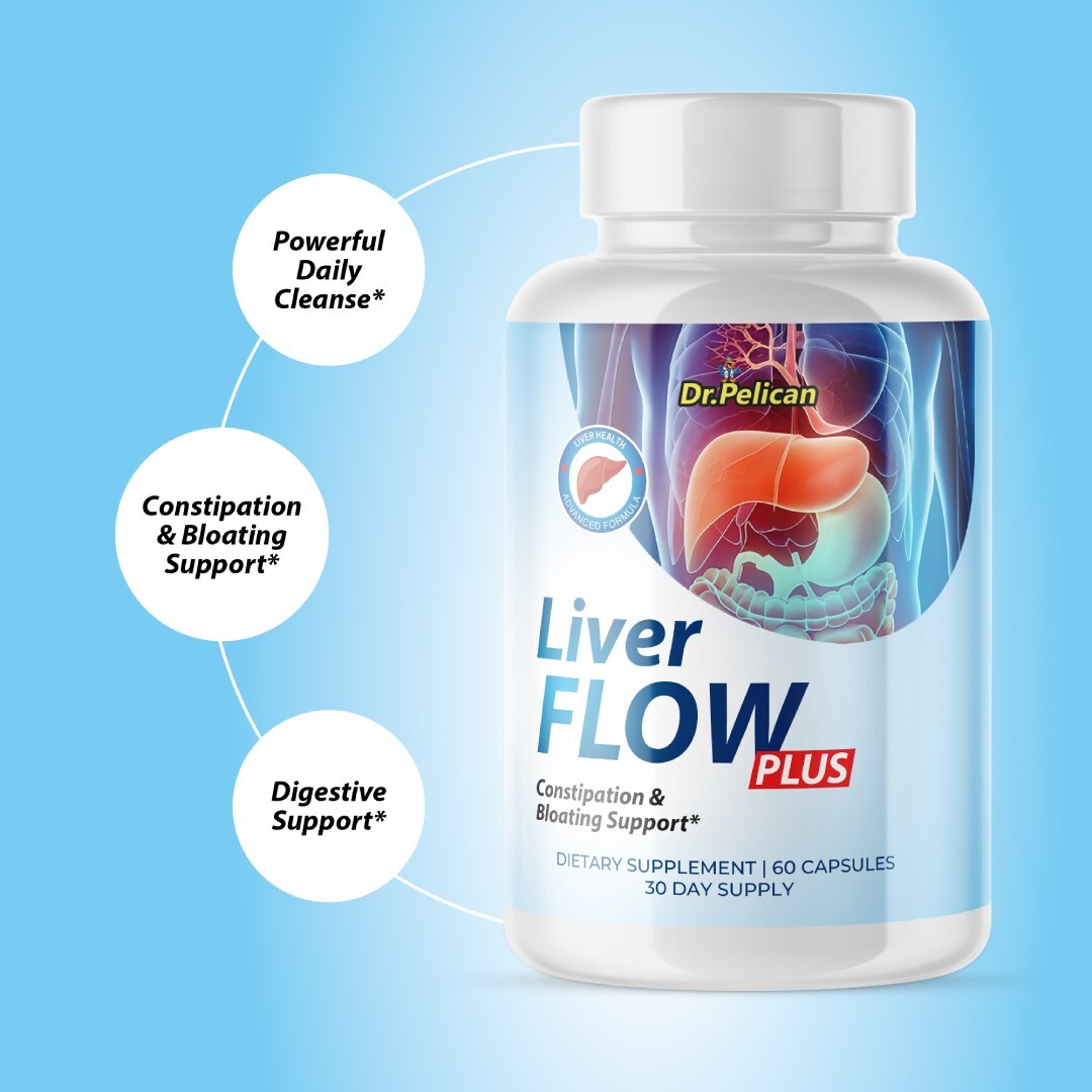 Liver Flow Plus- Liver Support- 4 Bottles- 240 Capsules