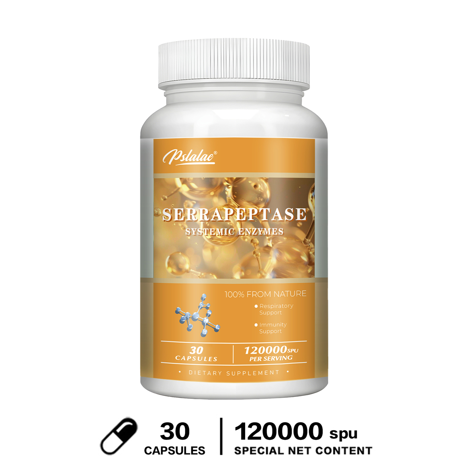 Serrapeptase – Dietary Supplement, Supports Sinus Health, Enhanced Absorption