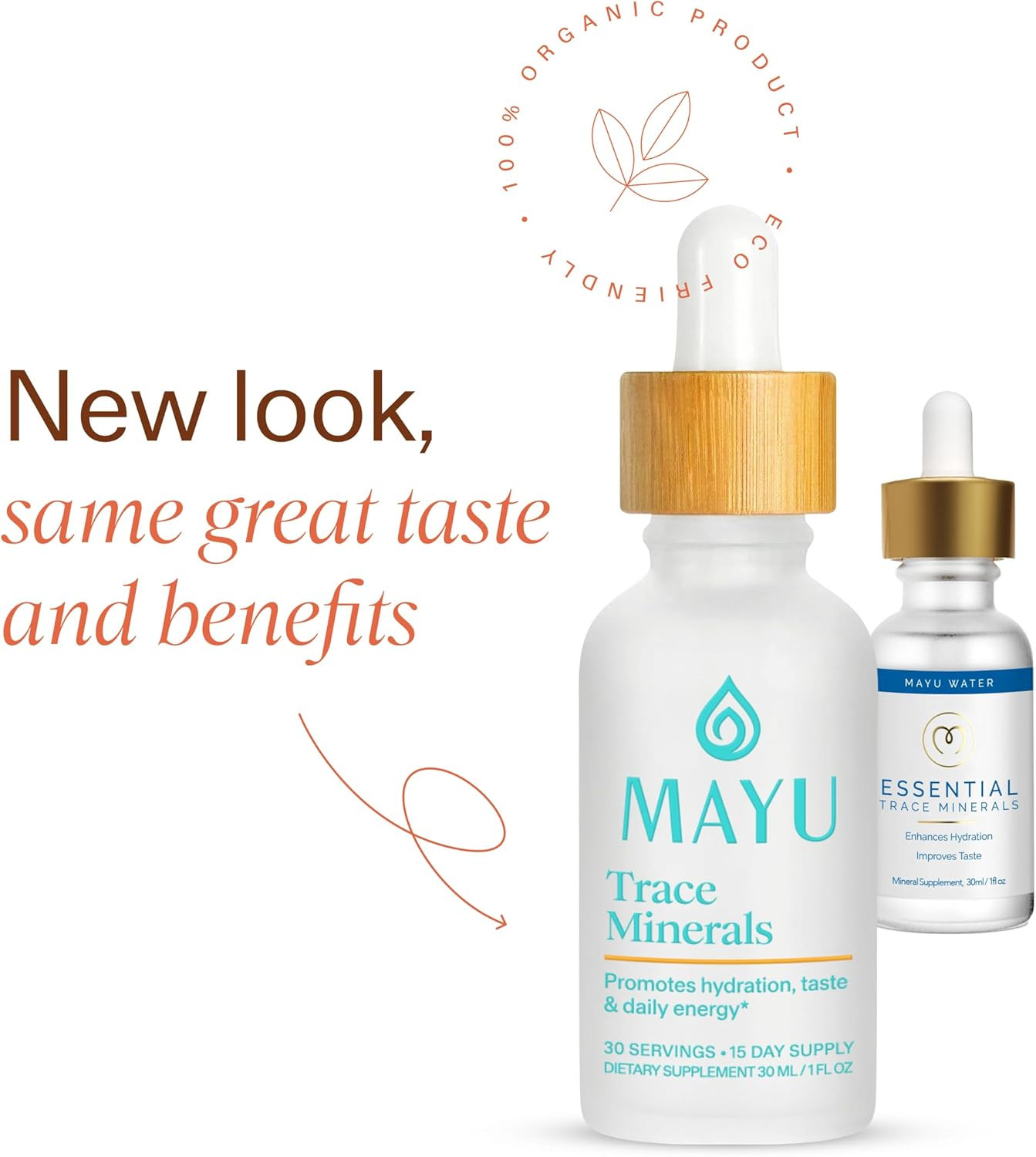 MAYU Trace Mineral Drops – 1 Bottle – 80+ Full-Spectrum Ionic Minerals for Water