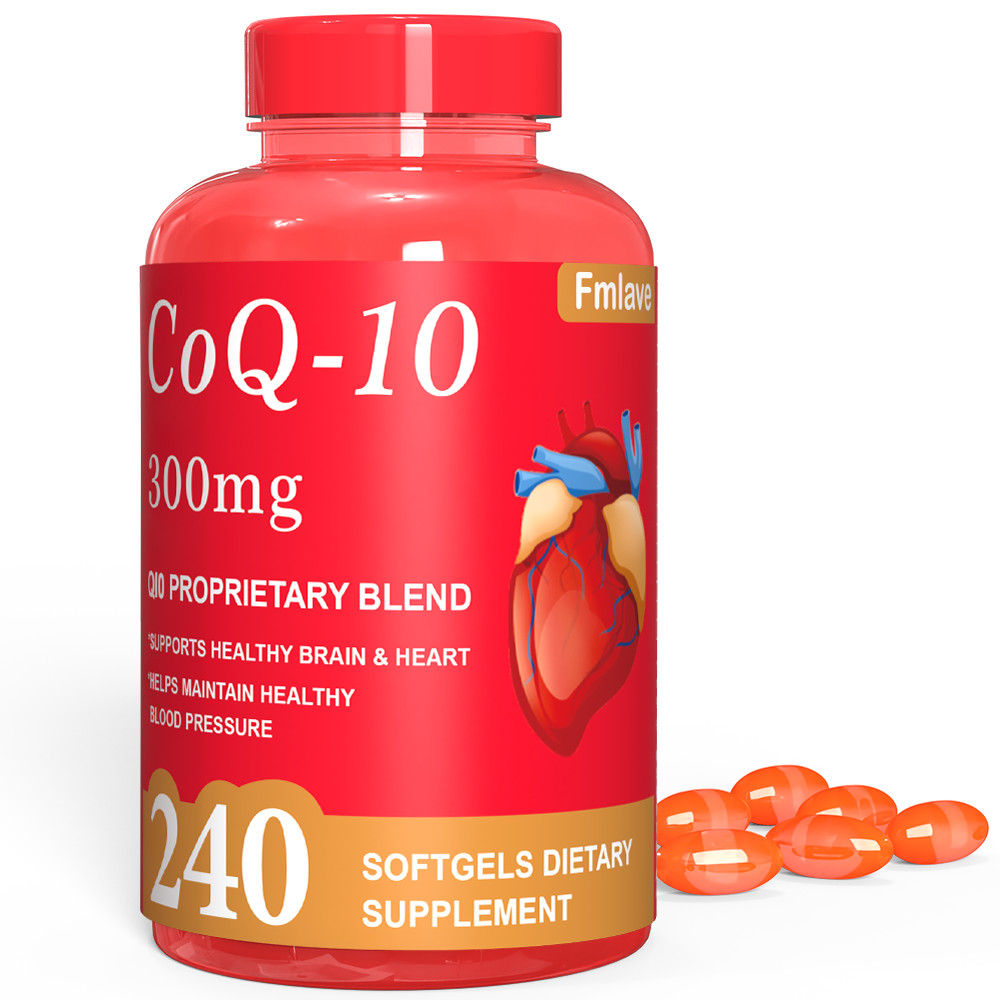 2x CoQ-10 300mg 480 Softgels Coq10 Co Q10 Coenzyme Heart Support NON GMO US Ship
