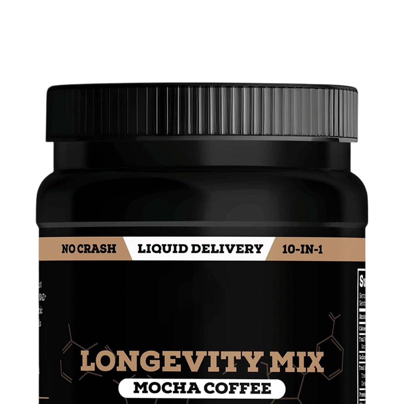 Black Forest Longevity Mix Liquid Alternative Mocha Coffee 10-in-1