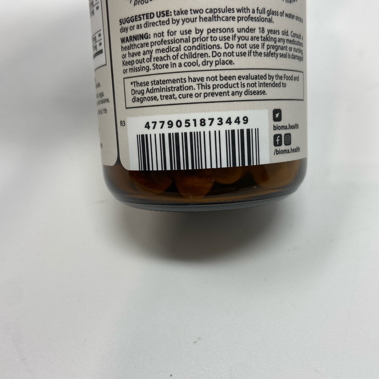 BIOMA Booster 60 Capsules (30-Day Supply) Strong Formula