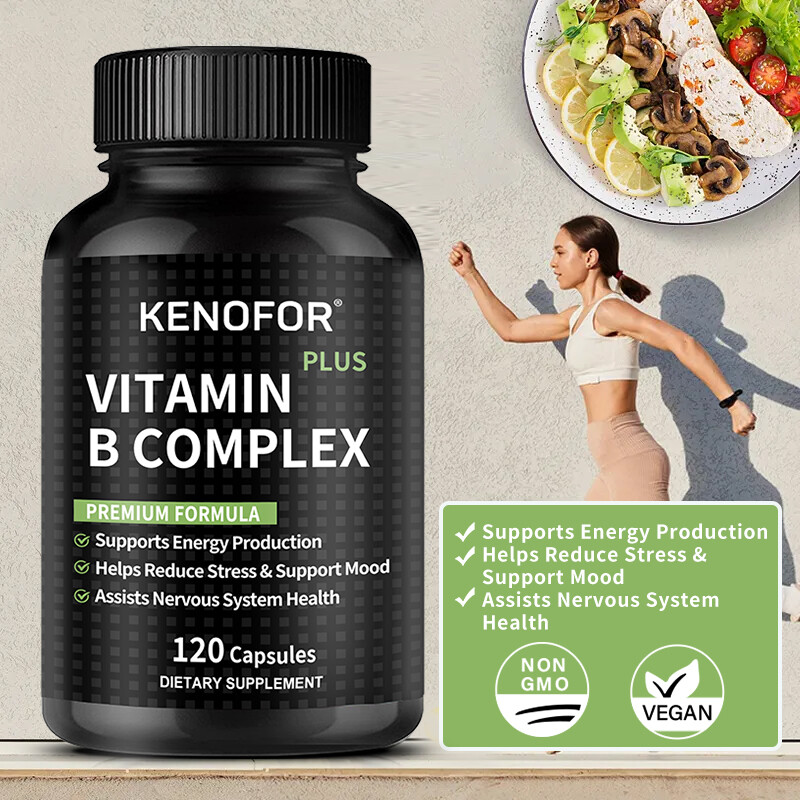 Vitamin B Complex 30/60/120Capsules Helps Reduce Stress Immune Support Pills